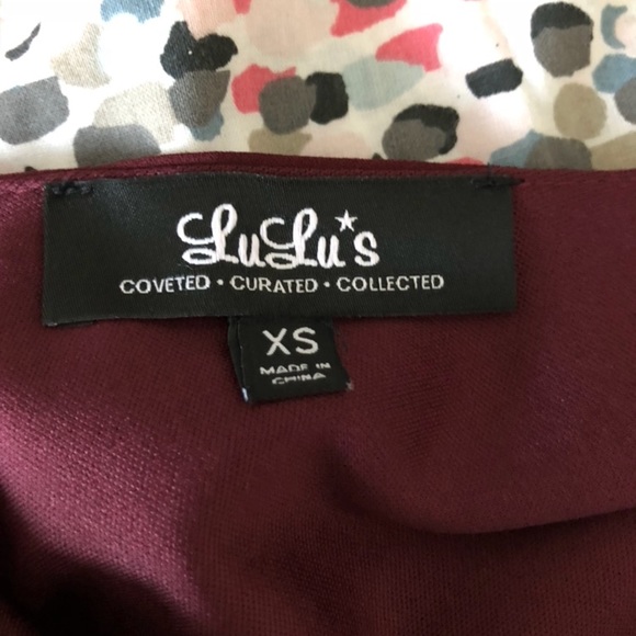 COPY - BALLROOM BURGUNDY MAXI DRESS - Picture 4 of 8